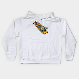 Animal Roller Coaster Kids Hoodie